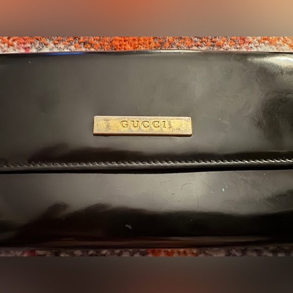 Gucci Black Patent Leather wallet - Picture 2 of 6